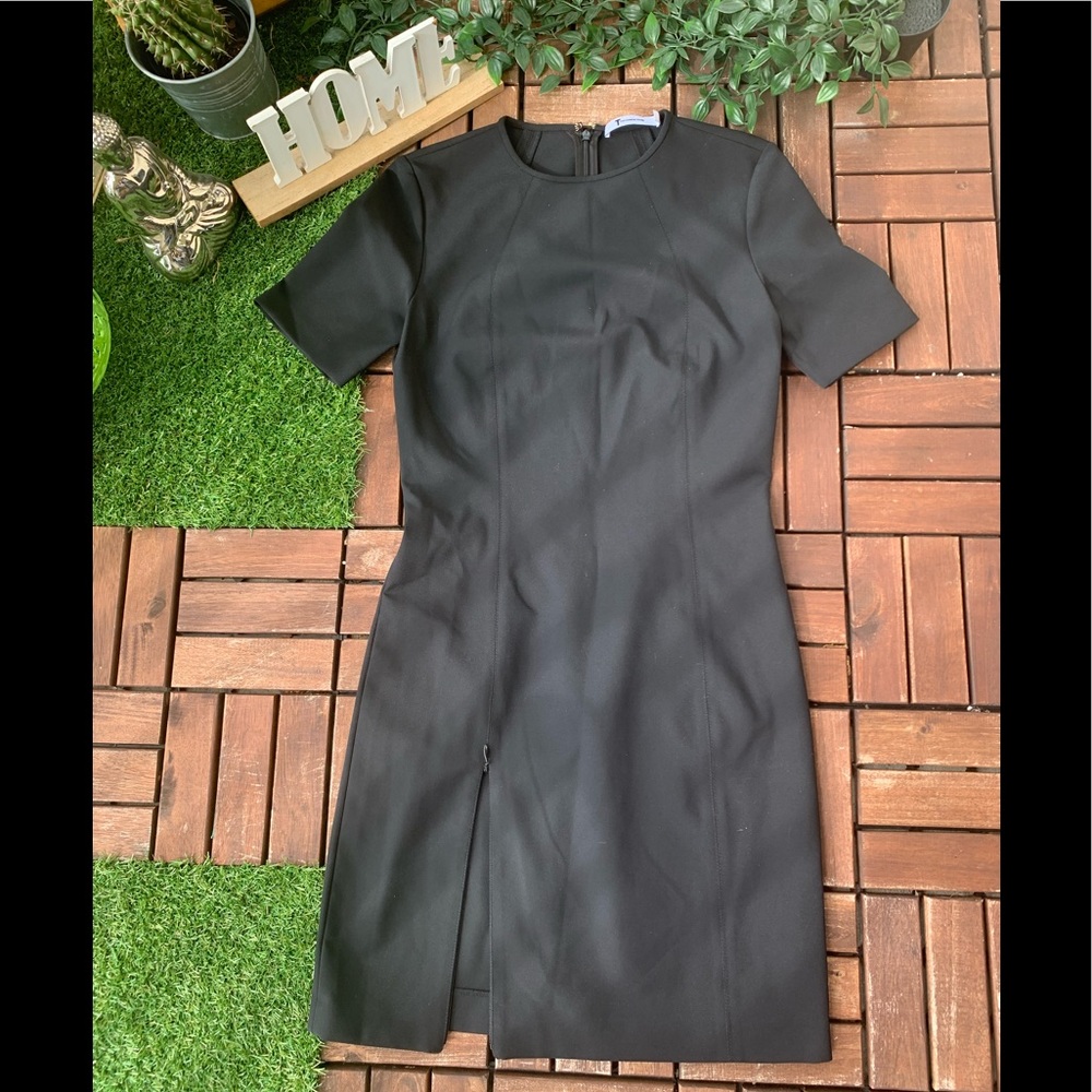 T Alexander wang Black nylon mini dress 4 B4